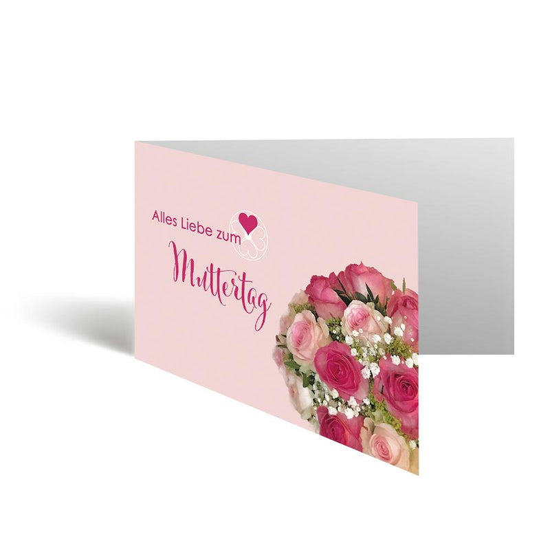 FioreFelice | Grußkarte "Alles Liebe zum Muttertag" Abbildung Rosenstrauß